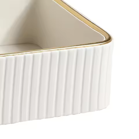 Desktop Organizer Tray Rectangular Jewellery Ring Holder Plate Multi-Function Jewellery Key Tray for