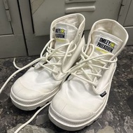 Palladium x Smiley 聯乘款 白色帆布鞋
