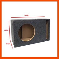 (Box Only) L-Type Speaker Box for Car Speaker Size 10 Carpet Cover - 1 PC Only