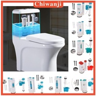 [Chiwanji] Cistern Toilet Repair Replacement Kits Fill Valve Flush Valve Type Flush Button Set