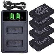 1200mAh LP-E12 LP E12 Baery and Build-in B Charger Kit for Canon EOS M, EOS M2, EOS M10, EOS M50, EOS M100, EOS M200