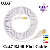 10Gbps Cat7 20cm 50cm 1m 2m 3m 5m 10m 15m 20m CAT7 Flat STP Ethernet Network Cable RJ45 Patch LAN PC