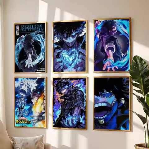 Boku No Hero Academia Dabi Poster High Quality Print Waterproof Wall Art Sticker For Bar Living Room