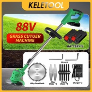 88v cordless grass cutter Electric Grass Trimmer Wireles Lawn Mower Garden mesin rumput elektrik