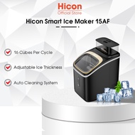 Hicon 15AF Mesin pembuat ais  Ice Cubes Thickness Settings Electric Automatic 15kg-24H Fast Ice Cube