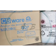 [READY STOCK] SQ 7 Square Disposable Plastic Food Container [ 30sets± ] SQ7