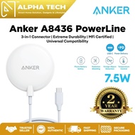 Anker 7.5W Magnetic Wireless Charger with USB-C Bundle, 1.8CM Built-in Cable