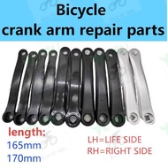 Bicycle Crank Arm Repair Parts 165mm 170mm Plastic Clad Steel And Aluminum Alloy Crank Arm MTB RB