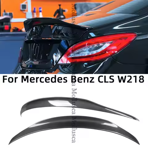 For Mercedes-Benz CLS C218 W218 PSM Style Carbon Fiber Rear Spoiler Trunk Wing 2011-2019 FRP honeyco