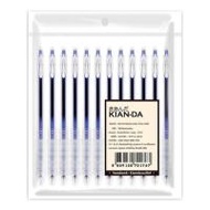 KIAN-DA ปากกาเจลหมึกน้ำเงิน U-Slim 0.5มม. (แพ็ก12ด้าม) (458567-360064010)