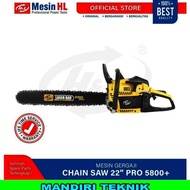 Mesin Gergaji 22 Inch Hl 5800+ Chainsaw 22 Inci Chainsaw