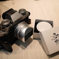 Square Metal Suitable for Flenda 27MM F2 18mm f2.8 Lens Head Fuji XF Port Hood