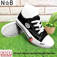 All Star School Shoes Short Lace-Up Sneakers for Men and Women NB KLS