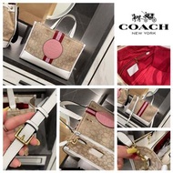 Coach 經典提花香布蕾托特包