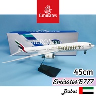 47cm Emirates Airlines B777 Dubai Kapal Terbang Besar Aeroplane Big Aircraft