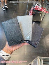 Prada Men’s Classic Triangle Logo Card Holder Leather Black Grey Navy 男裝經典卡套證件套三角牌真皮黑色灰色藍色