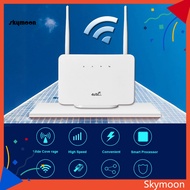 Skym* High-performance Wifi Router Cpe106-e Router High-speed 4g Lte Wireless Router with Sim Card Slot and Wide Coverage for Home Travel and Work External Antenna Eu Plug