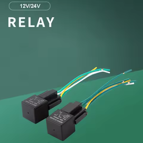 12V 24V Automotive Relay Auto Accessories High Quality 20A 40A Normally Closed Relay 5 Pin 5 Wire Ca