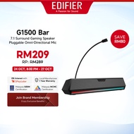 Edifier Hecate G1500 Bar Bluetooth Gaming Soundbar - USB Audio | RGB Lighting | 5W RMS Output