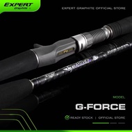 EXPERT GRAPHITE G-FORCE SPINNING AND CASTING JIGGING FISHING ROD
