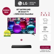 [New] [Pre-Order] LG 65" UA7350 UHD 4K Smart TV + S20A 2.0ch Soundbar [Bundle Deal]