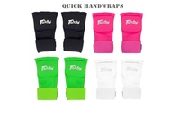 Fairtex  Quick Handwraps Elastic HW3 Training  Muay Thai MMA K1 ผ้าพันมือ เเบบเร่งด่วน แฟร์แท็กซ์ ยืดหยุ่นได้ สำหรับซ้อมชกมวยไทย