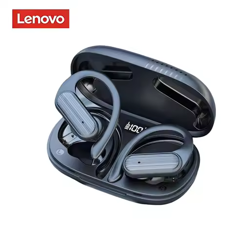 Lenovo TWS True Wireless Earbuds with Microphone, HiFi Stereo, Waterproof, Bluetooth 5.3 Sports Earb