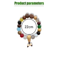 Gelang Biji Batu Kristal Manik Manik Tiger Eye Obsidian Gelang Tangan Bodhi Buddha Delapan Belas Bij