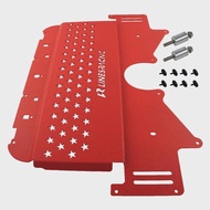 Aluminum Oil Cooler Skid Plate LR For BMW G8X M2 G87/M3 G80/M4 G82 2021-2024 S58 Engine powered G Se