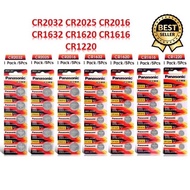 ของแท้ CR2032 ถ่านกระดุม Panasonic รุ่น CR2032 / CR2025 / CR2016 / CR1632 / CR1620 / CR1616 / CR1220 3V Lithium Battery