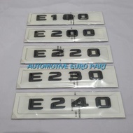 Emblem WRITING E180 E200 E220 E230 E240 For Mercedes-Benz BLACK