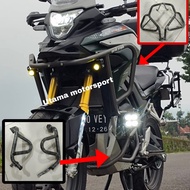 Tubular CB150X Crashbar CB-150X CB Latest + Jalu Crashbar Spotlight Holder Touring Series