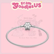 P A N D O R A Bracelet - Moment Silver CZ Mesh Snowflake Bracelet (598616C01) - size 17 