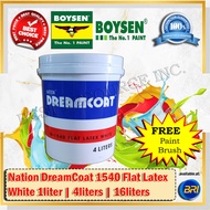 Boysen Dreamcoat DC1540 Flat Latex White 16 liters