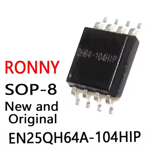 10PCS New and Original QH64A-104HIP SOP-8 EN25QH64A-104HIP