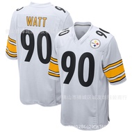 Same Day Delivery!!Rugby Jersey Iron Man 90 White T.J. Watt Jersey