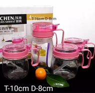 Kitchen supplies Serie Tempat Bumbu Dapur kaca Set 4 in 1