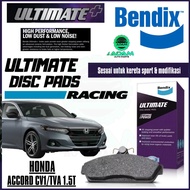 Bendix Ultimate Front  Rear  Brake Pad - Honda Accord CV1/TVA 1.5T DB1206 ULT DB2610 ULT