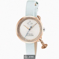 Vivienne Westwood手錶，編號VW00010，32mm玫瑰金錶殼，淺灰白錶帶款_廠商直送