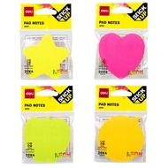 Deli Sticky Notes Shape 76 x 76mm Box of 12 EA03202