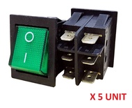 ON/OFF ROCKER SWITCH (3T / 4T / 6T / RED / YELLOW / GREEN) X 5 UNIT
