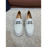 1: 1 Dior Dior 2025 Counter New Style DI Men's Shoes Genuine Leather Breathable Low-Top Leather Shoe