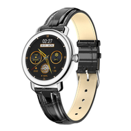 全城熱賣 - QW23智慧手錶女性心率計步智慧手錶（黑色）