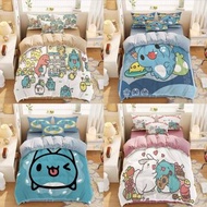 貓貓蟲咖波 Bugcat Capoo 床單套裝 床上用品 床笠 枕頭袋 枕套 被套 四件套 三件套 生日禮物 送禮 家居 日用品