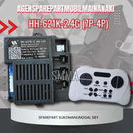⚡Ready⚡Remote Control Bluetooth + Receiver HH-621k-2.4G-12v 7 Pin + 4Pin  mobil/motor mainan aki