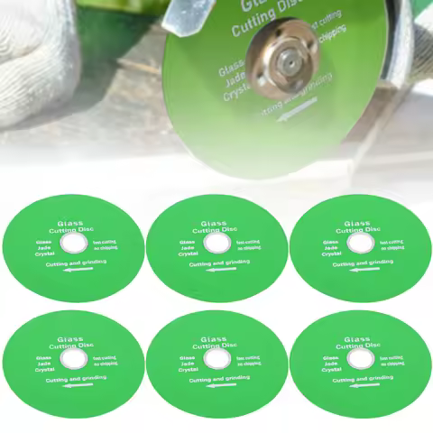 6pcs 3.93 inch Glass Ceramic Tile Cutter Blade for Grinding Ceramic Crystal Jade Green Glass Cutting