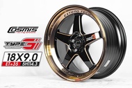 ล้อแม็กใหม่ ขอบ18 -  COSMIS รุ่น TYPE G - สีทอง - ขอบ18 x 9.0 x 9.0 x 5รู114.3 ET35/35 - ส่งฟรี Kerry Express - กรุณาสอบถามสต็อกก่อนกดสั่งซื้อ