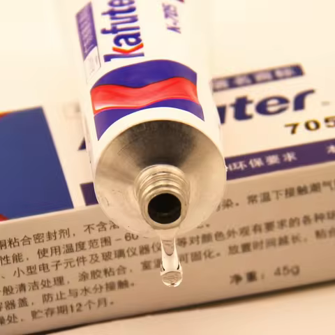 Kafuter K-704 705 704B RTV Silicone Rubber Electronic Glue Sealant White balck Transparent Silicone