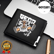 LUFFY GEAR 5 Folding Wallet Men's Leather Wallet Fashion Letter Wallet Anime ONE PIECE Children's Wa