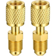 Penyesuai Mini Split, Penyesuai Port Vakum Pengecasan 5/16" Perempuan ke 1/4" Lelaki, Penyesuai Luru